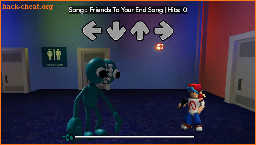 Teal Rainbow Friends FNF Mod screenshot