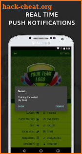 Team App screenshot