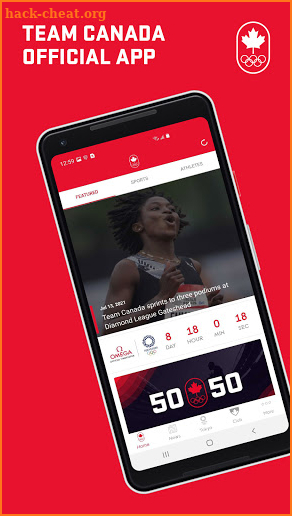 Team Canada Olympic App screenshot