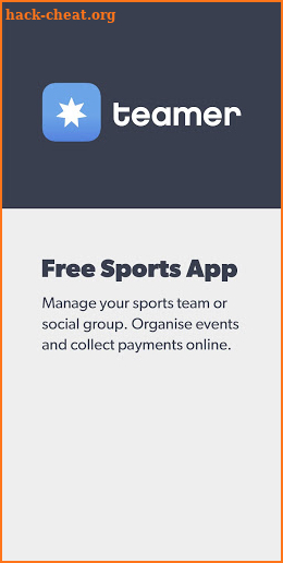 Teamer - Sports Team App screenshot