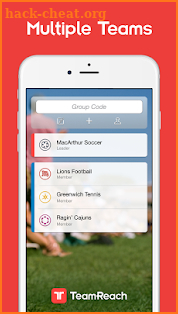 TeamReach - Your Team App screenshot
