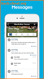 TeamReach - Your Team App screenshot