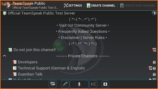 TeamSpeak 3 screenshot