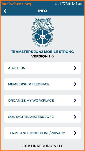 Teamsters Joint Council 42 screenshot