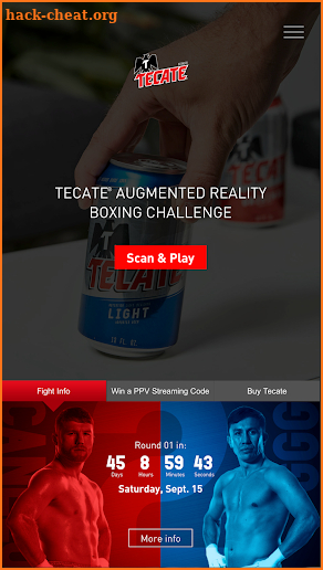 Tecate App screenshot