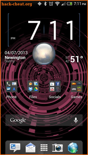 Tech Rings Live Wallpaper screenshot