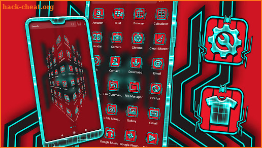 Tech Spider Launcher Theme screenshot