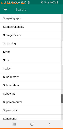 Tech Terms Computer Dictionary screenshot