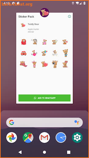 Teddy Bear Stickers for WhatsApp screenshot