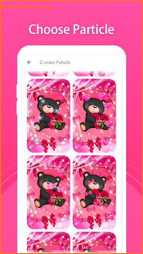 Teddy bear wallpaper - Glittering Live Wallpaper screenshot