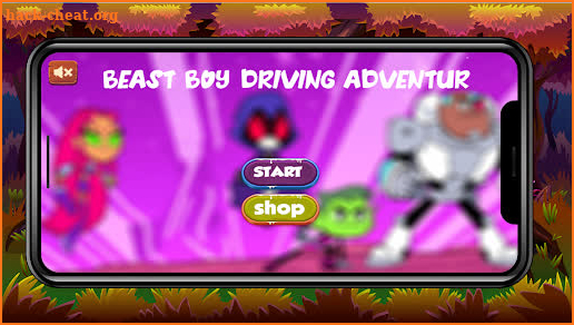 Teen and Beast Boy Titans  Driving screenshot