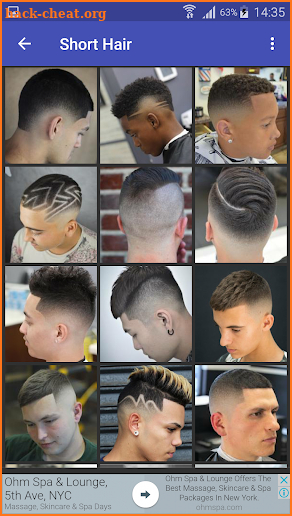 Teen Boys Hairstyles screenshot