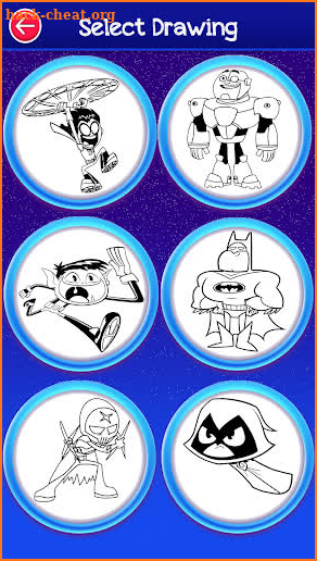 teen coloring titans go game book screenshot