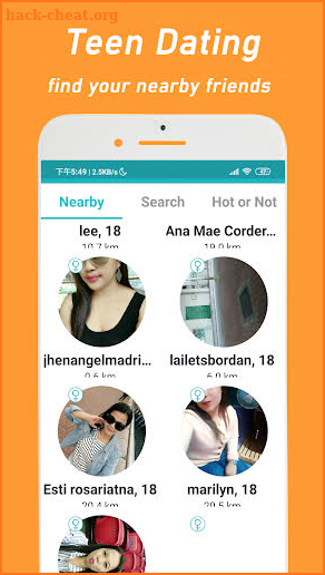 Teen Dating - Nearby Singles Dating for Teenagers screenshot