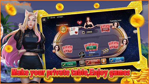 Teen Patti Bazzar - Free Indian card game screenshot