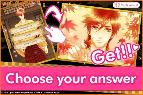 Teen Samurai / Romantic visual novel screenshot