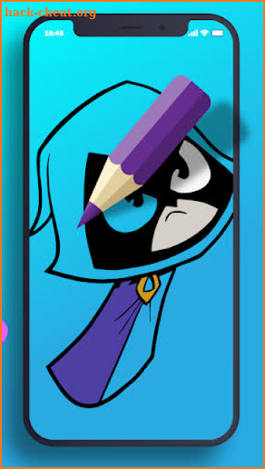 Teen Titans Coloring Go Cartoon game screenshot