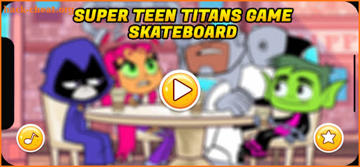 Teen Titans Game Skateboard Go screenshot