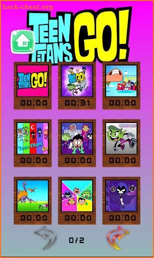 Teen Titans Go Sliding Puzzle : Slide for Kids screenshot