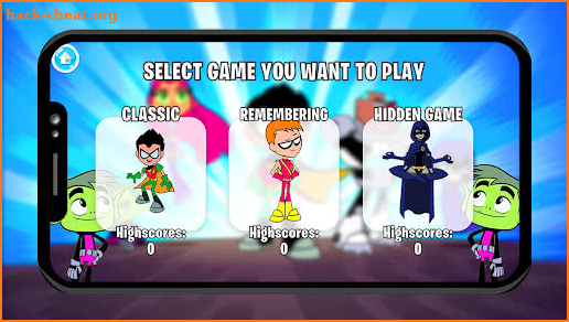 Teen Titans puzzle the cartoon game screenshot