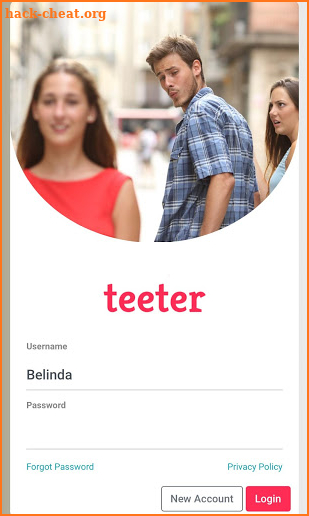 Teeter screenshot