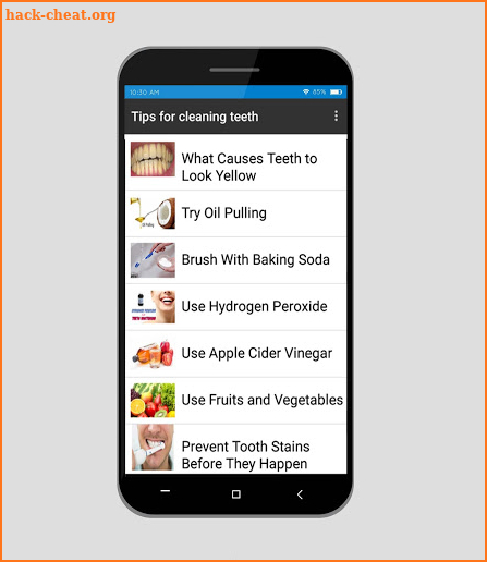 Teeth Cleaning Tips screenshot