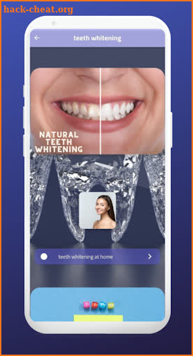 teeth whitening screenshot