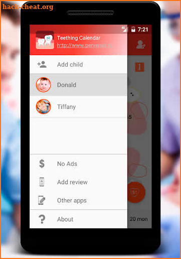 Teething Calendar screenshot