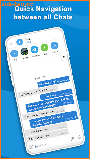 TeleMessenger screenshot