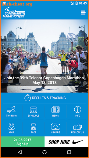 Telenor Copenhagen Marathon screenshot