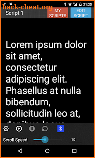 Teleprompter Pro screenshot