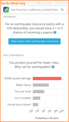 Temblor screenshot