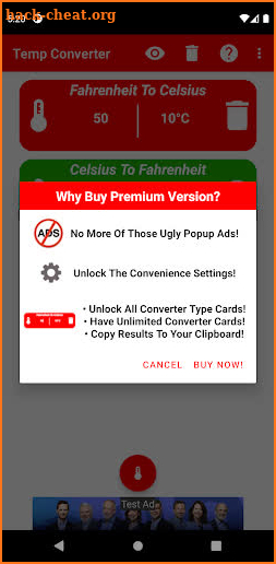 Temp Converter screenshot