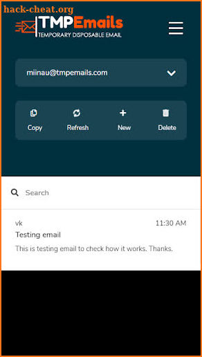 Temp Mail - Free Temporary Disposable Fake Email screenshot