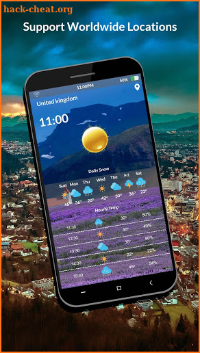 Temperature & Weather alerts screenshot