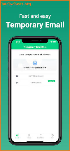 Temporary Email Pro screenshot