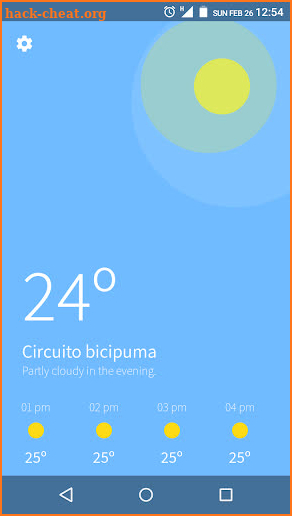 Tempus - weather app screenshot