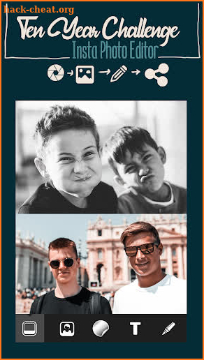 Ten Years Challenge Insta Photo Editor screenshot