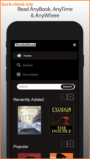 TendeRead - Read books online for free screenshot