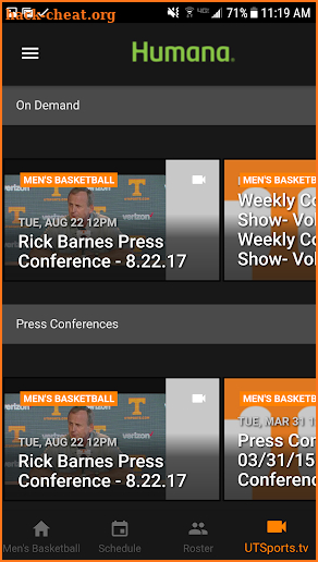 Tennessee Volunteers Gameday screenshot