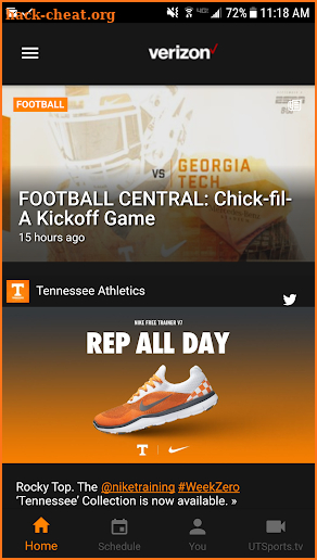 Tennessee Volunteers Gameday screenshot