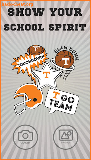 Tennessee Volunteers Selfie Stickers screenshot