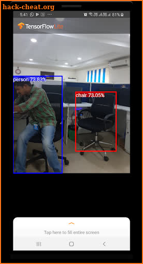 TensorFlow Lite Object Detection Demo 2019 screenshot