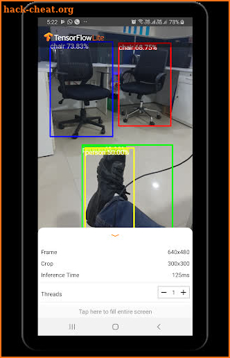 TensorFlow Lite Object Detection Demo 2019 screenshot