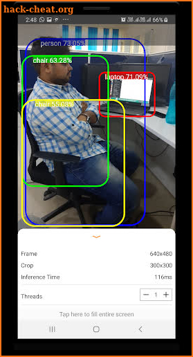 Tensorflow Lite Object Detection Demo App 2019 screenshot