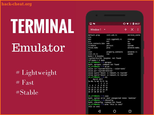 Terminal Emulator Free screenshot