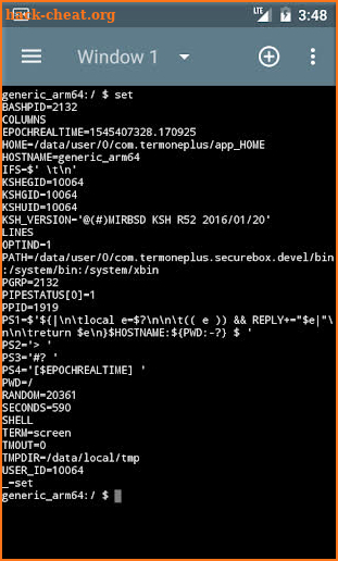TermOne Plus - terminal emulator screenshot