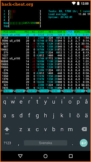 Termux screenshot