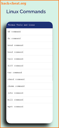 Termux Hacking - Linux Command screenshot