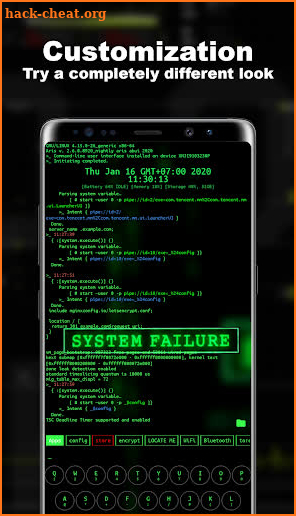 Termux Launcher - Aris Hacker Theme screenshot